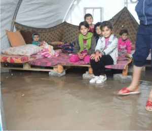 Yezidi Update:<br>Camps Flooded